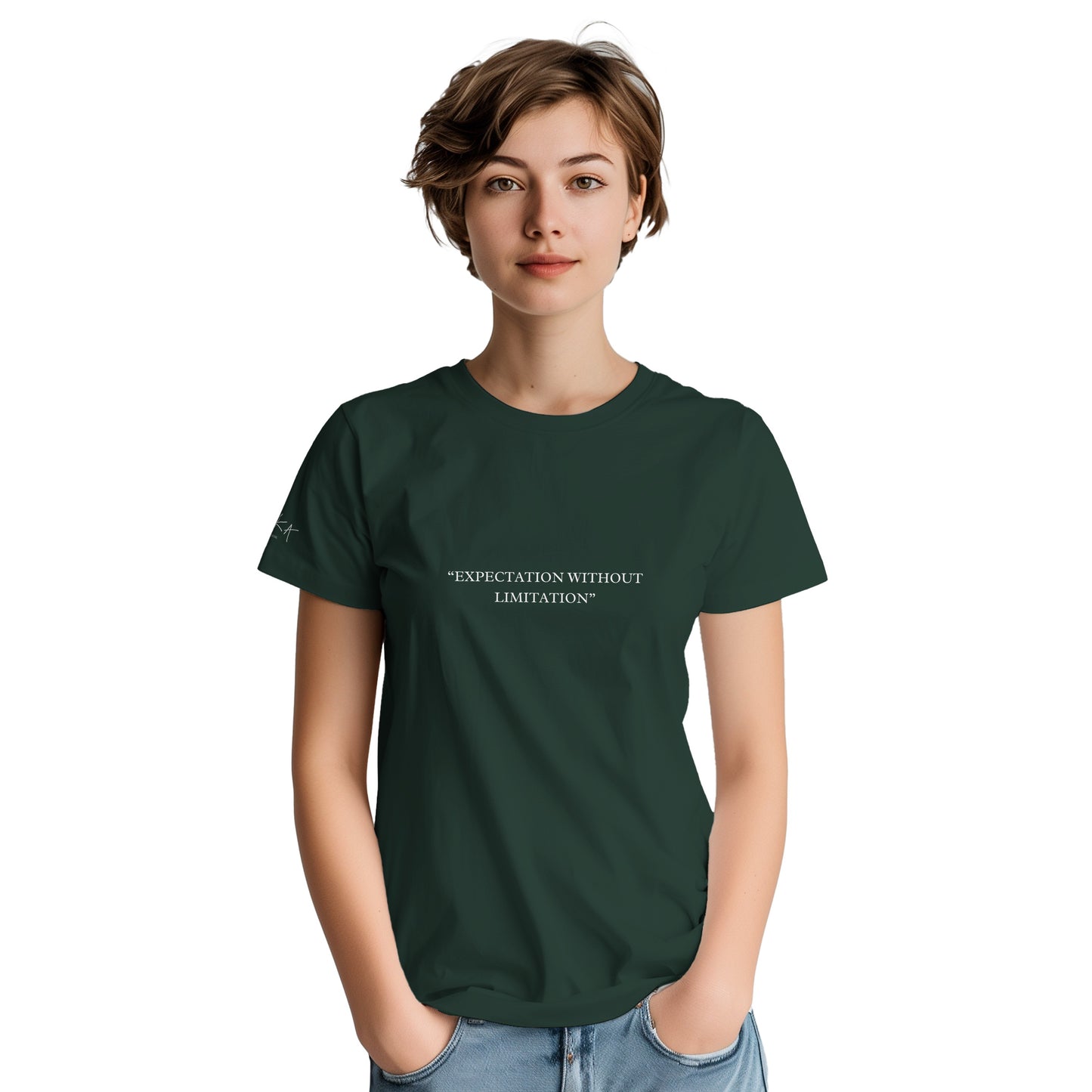 Designer Mark “Expectation without Limitation” Heavyweight Unisex Crewneck T-shirt | Gildan® 5000