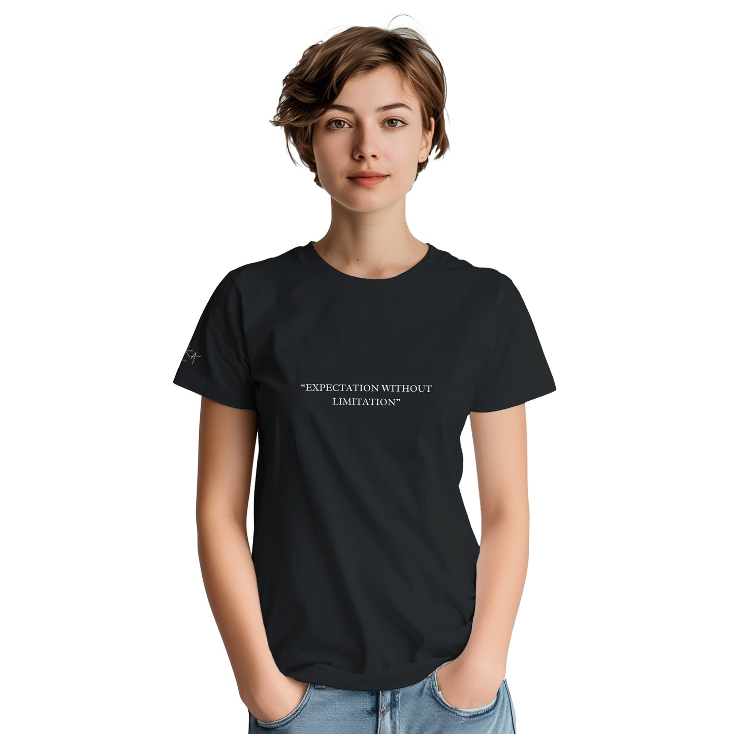 Designer Mark “Expectation without Limitation” Heavyweight Unisex Crewneck T-shirt | Gildan® 5000
