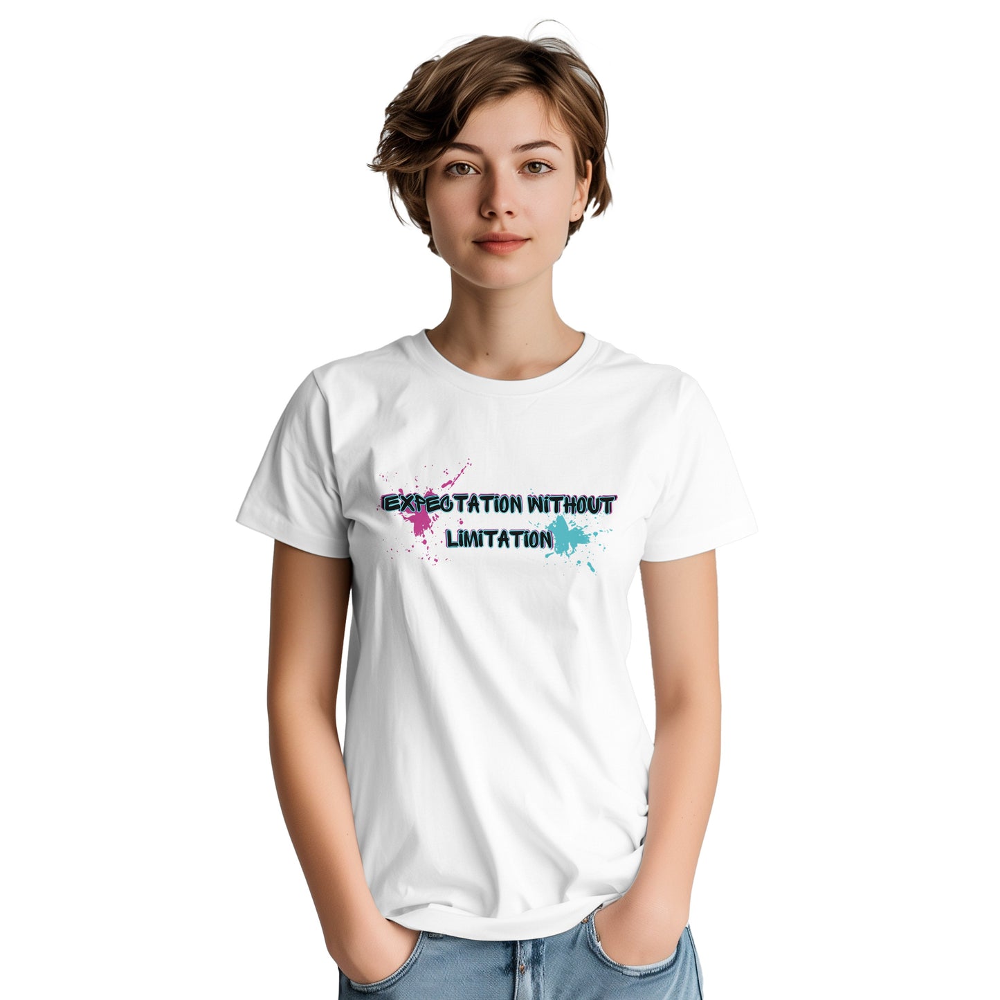 “EXPECTATION WITHOUT LIMITATION” Motivational T-shirt (Heavyweight Unisex Crewneck T-shirt | Gildan® 5000)