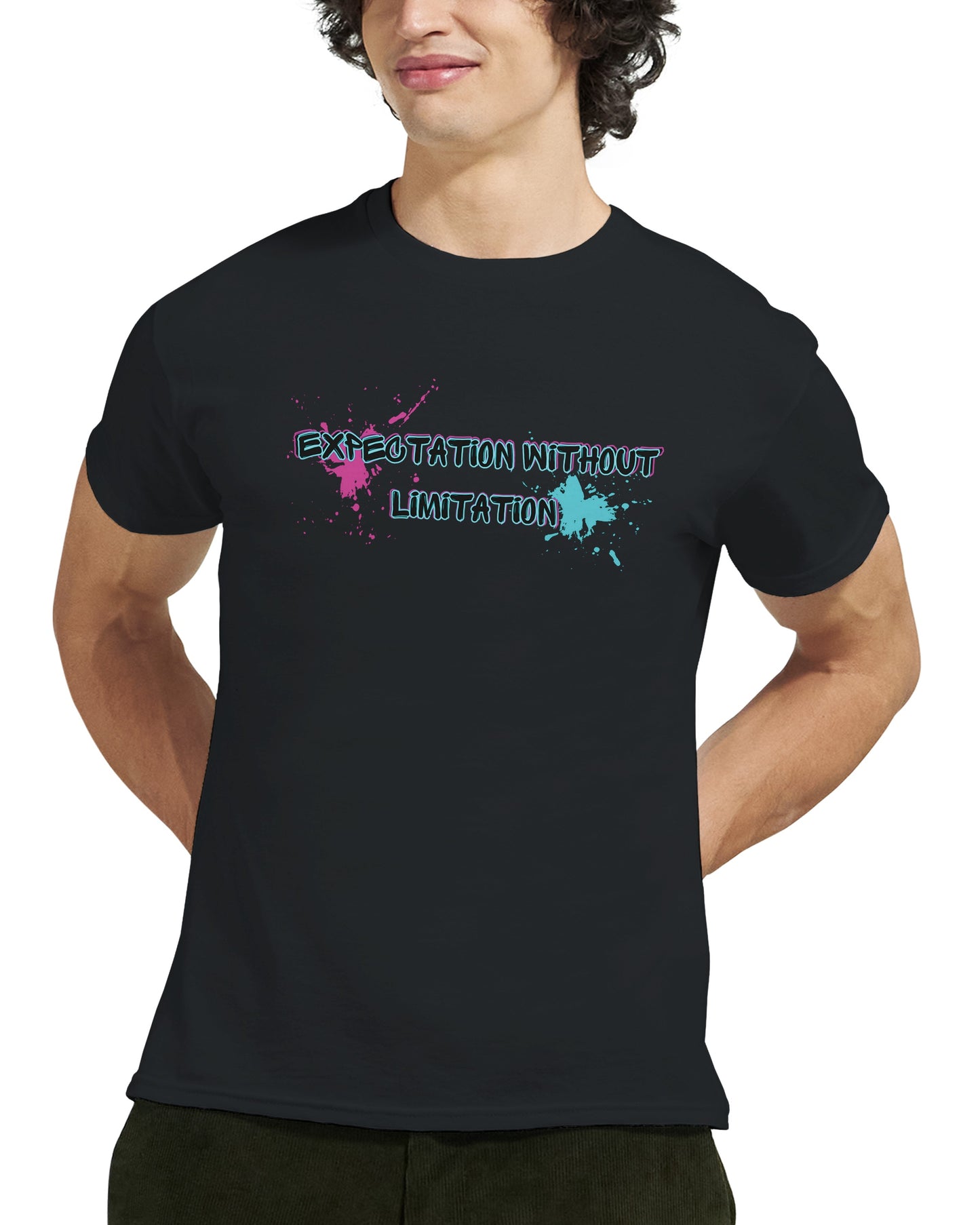“EXPECTATION WITHOUT LIMITATION” Motivational T-shirt (Heavyweight Unisex Crewneck T-shirt | Gildan® 5000)