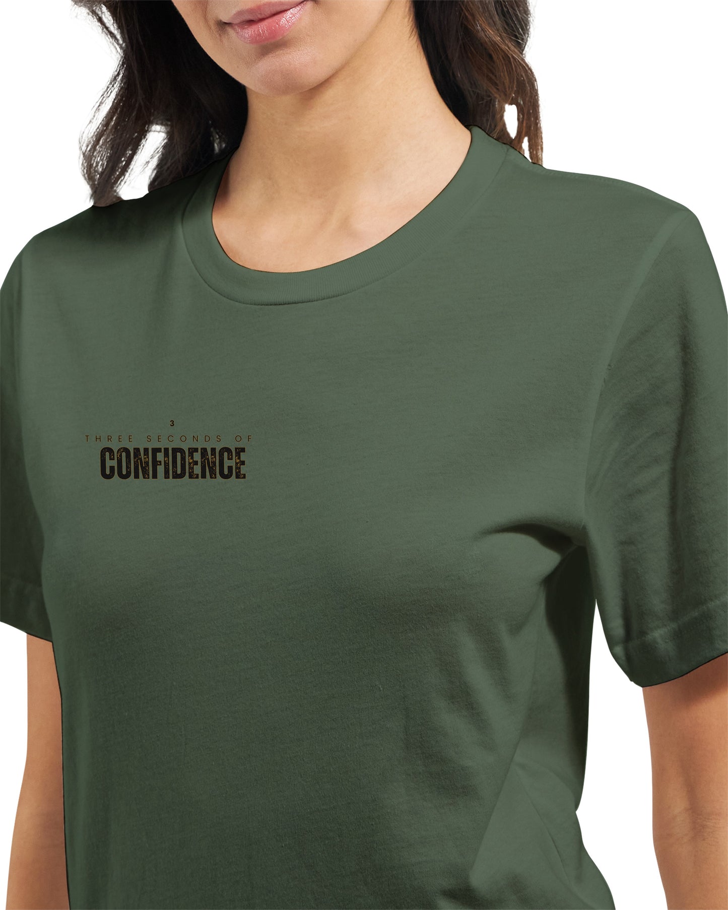 “CONFIDENCE” Heavyweight Unisex Crewneck T-shirt | Gildan® 5000